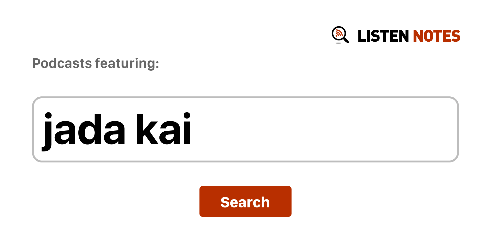 Jada Kai - Top podcast episodes